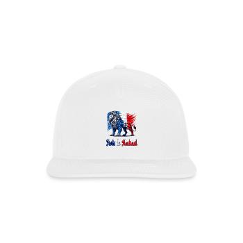 The pride of Montpellier flag design - Snapback Baseball Cap - white - Front