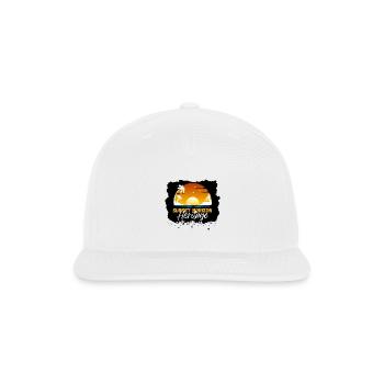 Sunset Horizon Heritage - Snapback Baseball Cap - white - Front