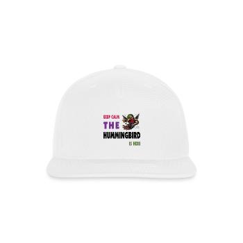 Keep Calm - The Kolibri Is There - Snapback Baseball Cap - white - Front