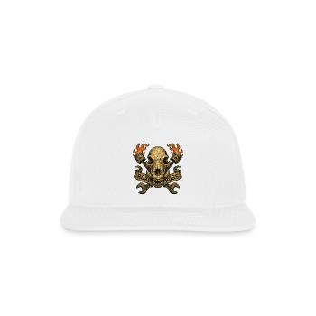 Road Hogs - Snapback Baseball Cap - white - Front