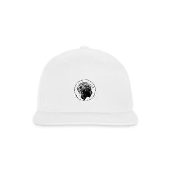 Neural Mind Power Abstract - Snapback Baseball Cap - white - Front