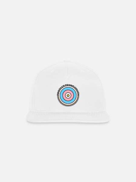 Protect Trans Youth - Snapback Baseball Cap - white