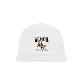 Wild Soul Cowboy - Snapback Baseball Cap - white - Front