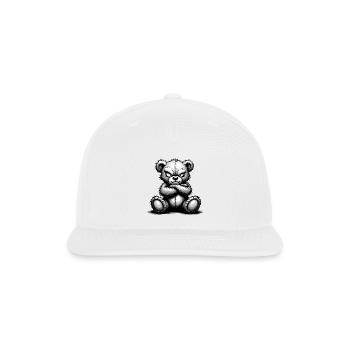 Grumpy Bear - Snapback Baseball Cap - white - Front
