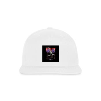 Purple Rose Beauty World - Snapback Baseball Cap - white - Front