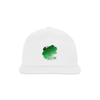 Grow Through What You Go Through - Snapback Baseball Cap - white - Front