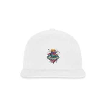 Fantasy Islands – Sunset Paradise (Tropical Dream  - Snapback Baseball Cap - white - Front