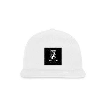 Borcellle Sun Goddess Logo - Snapback Baseball Cap - white - Front