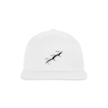 AwaitingDesign - Snapback Baseball Cap - white - Front