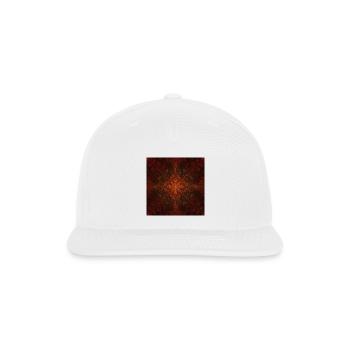 Bronze Lotus - Snapback Baseball Cap - white - Front