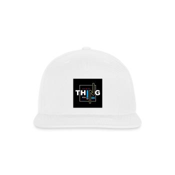 Everything Will Be OK Neon Frame - Snapback Baseball Cap - white - Front