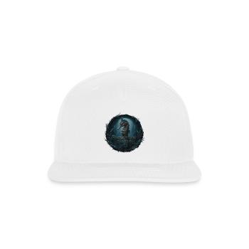 Forgotten Depths: Abyssal Seahorse - Snapback Baseball Cap - white - Front