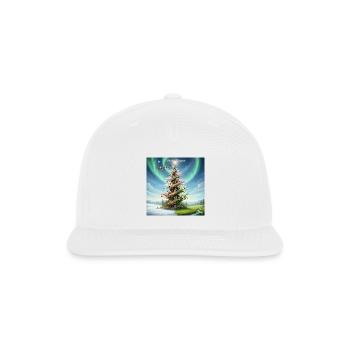 United Seasons Christmas Spiral Tree - Snapback Baseball Cap - white - Front