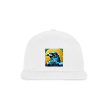 Blue Raven Art - Snapback Baseball Cap - white - Front
