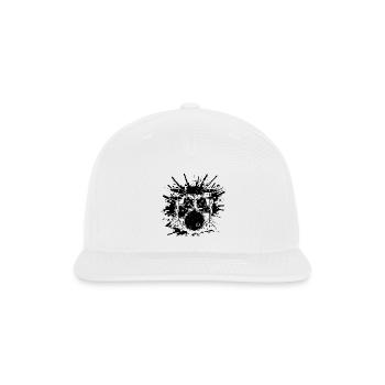 Drum Set Graphic - Snapback Baseball Cap - white - Front