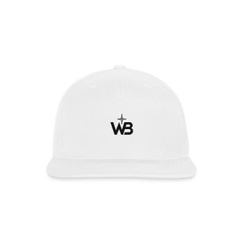 WB Starcrest Logo - Snapback Baseball Cap - white - Front