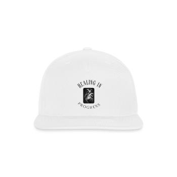 Healing in progress  - Snapback Baseball Cap - white - Front