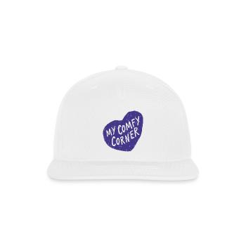 My Comfy Corner - Snapback Baseball Cap - white - Front