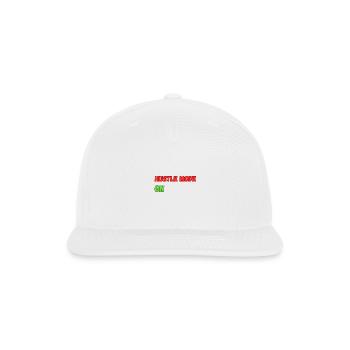 Hustle Mode On Shirt – Hard Working Blue Collar Mo - Snapback Baseball Cap - white - Front