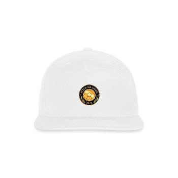 Gold Nations Soccer Badge 2026 Mexico Canada USA - Snapback Baseball Cap - white - Front