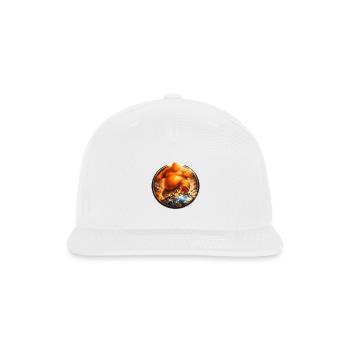 Orange Giant - Snapback Baseball Cap - white - Front