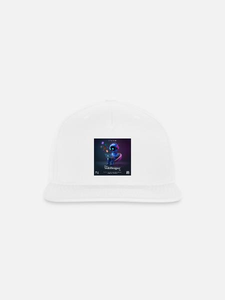Robot Web Designer Day - Snapback Baseball Cap - white