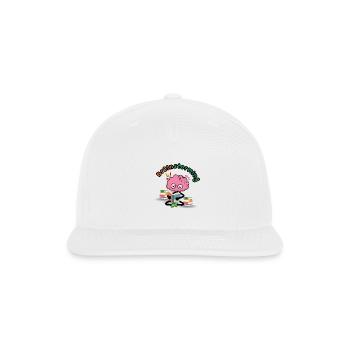 Brainstorming Brain Reading - Snapback Baseball Cap - white - Front