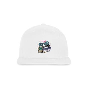 Retro Computer Algorithm Vintage Humor - Snapback Baseball Cap - white - Front