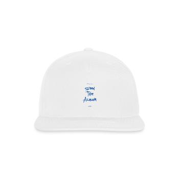 Soon The Album Handwritten Logo - Snapback Baseball Cap - white - Front