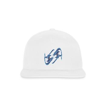Frozen Chaos – Strange Attractor - Snapback Baseball Cap - white - Front