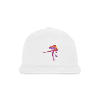Elegance in Chaos – Strange Attractor - Snapback Baseball Cap - white - Front