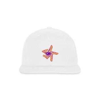 Chaos Blossom – Hidden Order | Chaos Theory - Snapback Baseball Cap - white - Front