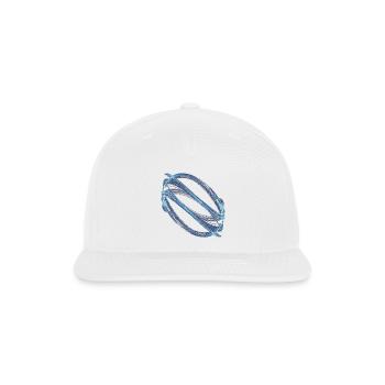 Ice Orbit – Strange Attractor - Snapback Baseball Cap - white - Front