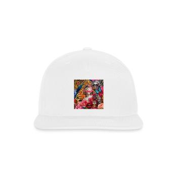 Baroque Pop Collage - Snapback Baseball Cap - white - Front