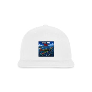 Aichi D3A Val Dive Bomber - Snapback Baseball Cap - white - Front