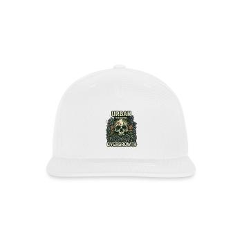 urban overgrowth - Snapback Baseball Cap - white - Front