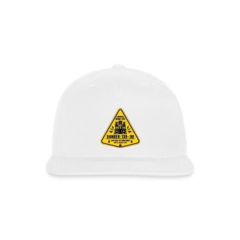 Extreme Audio Warning Sign - Snapback Baseball Cap - white - Front