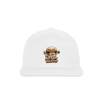 The Alfajor Horror - Scary Monster Alfajor Funny  - Snapback Baseball Cap - white - Front