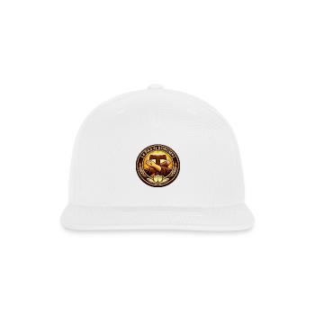 Franciscan Pax Et Bonum Emblem Tee - Snapback Baseball Cap - white - Front