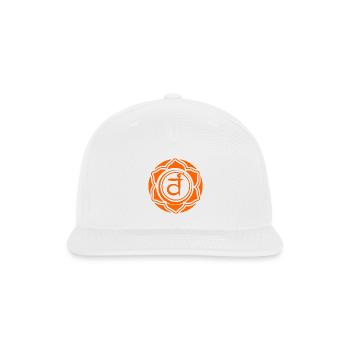 Sacral Chakra - Svadishthana - Snapback Baseball Cap - white - Front