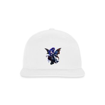 Gorgeous gothic fairy - Snapback Baseball Cap - white - Front