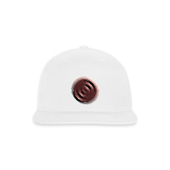 Rose Gold Spiral Ring Abstract - Snapback Baseball Cap - white - Front