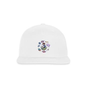 Cosmic Student Space - Back To School - Snapback Baseball Cap - white - Front