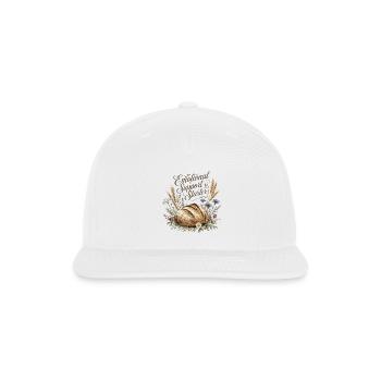 Emotional Sourdough Starter - Snapback Baseball Cap - white - Front