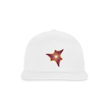 Stellar Flame - Math Art - Snapback Baseball Cap - white - Front