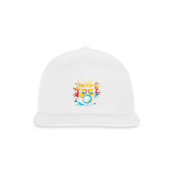 Drum Kit Steamwave - Snapback Baseball Cap - white - Front