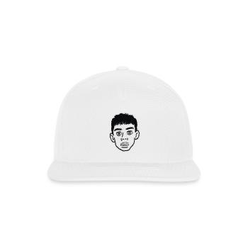 Sketched Wizm - Snapback Baseball Cap - white - Front