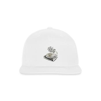 Haunted Phone Booth Spooky Forest Retro Horror - Snapback Baseball Cap - white - Front