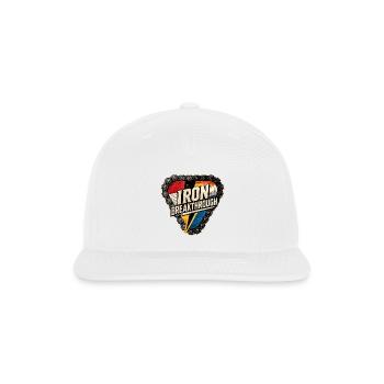 Iron Breakthrough Patch Tee - Snapback Baseball Cap - white - Front