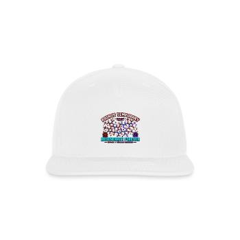 Pain Is Temporary BPC-157 Art - Snapback Baseball Cap - white - Front